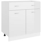 Onderkast Lyon 80cm Wit | Tweede Kansje | Keukenkast!, Huis en Inrichting, Keuken | Keukenelementen, Verzenden, Wit, Nieuw, 50 tot 100 cm