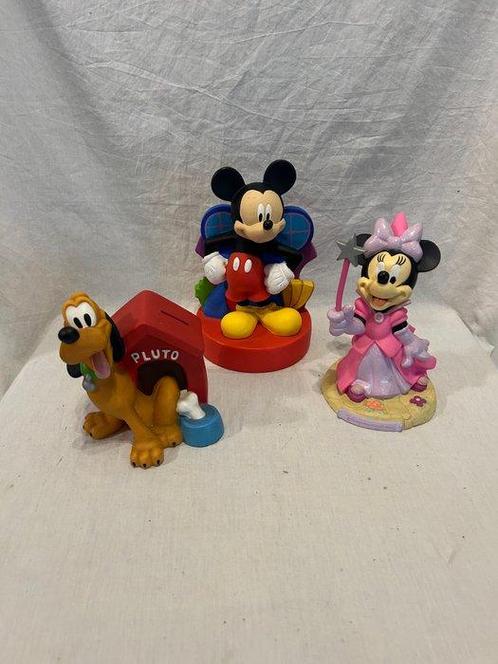 Figuur - Disney - Mickey Mouse - Minnie Mouse -  Pluto  (3), Verzamelen, Disney