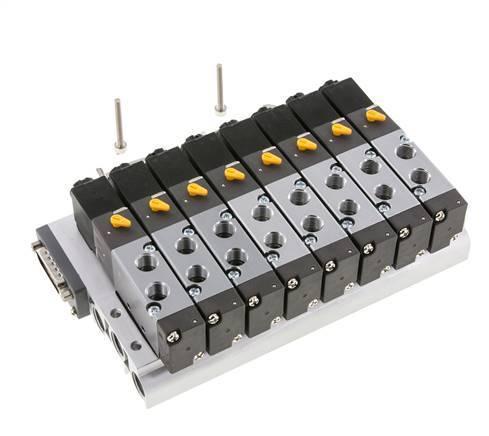 G1/8 8x Pneumatisch Ventiel Terminal 24V DC, Doe-het-zelf en Bouw, Overige Doe-Het-Zelf en Bouw, Verzenden