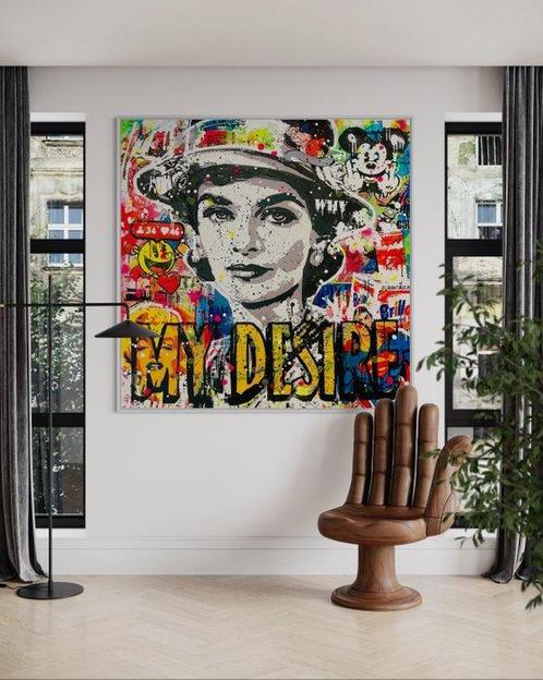 Mikko (1982) - Coco Chanel My Desire - XL (No reserve, Antiek en Kunst, Kunst | Schilderijen | Modern