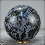 Sphère rare en gabbro indigo , Madagascar- 1306.63 g