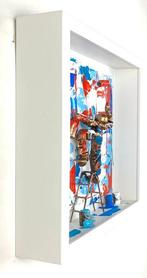 Bernard Saint-Maxent - Rouge bleu abstraction