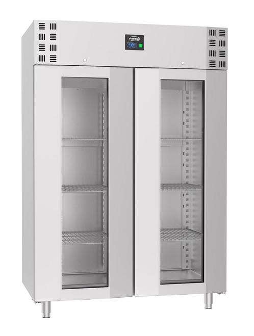 CombiSteel Koelkast 2 Glasdeuren 1400L RVS, Elektronische apparatuur, Vriezers en Diepvrieskisten, Ophalen of Verzenden