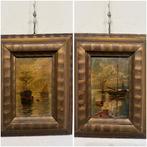 École italienne (XX) - Coppia di Marine, Antiquités & Art