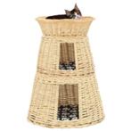 vidaXL Ensemble de panier pour chats 3 pcs avec coussins, Animaux & Accessoires, Verzenden, Neuf