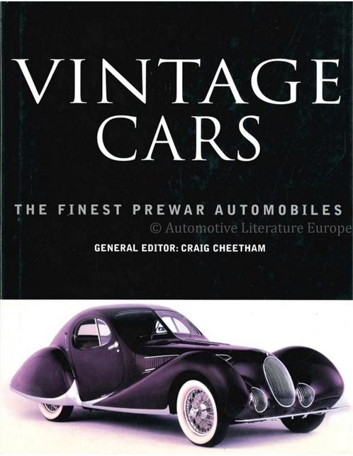 VINTAGE CARS, THE FINEST PREWAR AUTOMOBILES, Livres, Autos | Livres