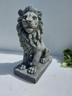 Beeld, tuinbeeld leeuw - 35 cm - cast stone, Antiek en Kunst