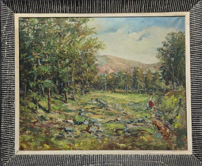 Pedro Zawacki Kölher (1942) - El claro del bosque, Antiquités & Art, Art | Peinture | Classique