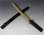 Katana - Hout - koshirae wakizashi gingko tsuba pine tree
