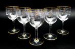 Baccarat - Drinkset (5) - LOUISE XVI - 24 kt goud - witte, Antiek en Kunst