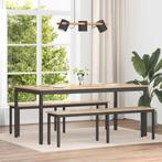 vidaXL Bank Sonoma 160 x 35 x 45 cm Bewerkt hout, Verzenden, Nieuw