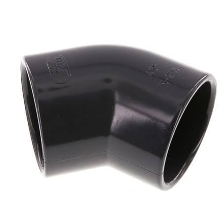 Raccord coudé PVC 45deg à douille 75x88mm, Doe-het-zelf en Bouw, Overige Doe-Het-Zelf en Bouw, Verzenden