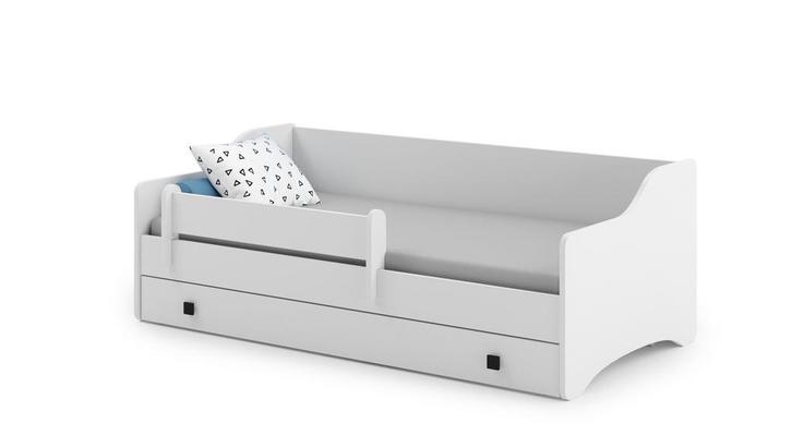 Kinderbed met lade en FLEX lattenbodem - Wit - 160x80cm -..., Kinderen en Baby's, Kinderkamer | Bedden, Nieuw, Ophalen of Verzenden