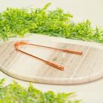 Tongue cleaner - with handles (copper), Sport en Fitness, Ophalen of Verzenden, Nieuw