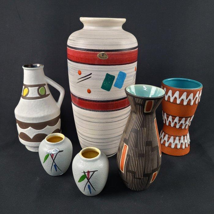 West Germany - 1950/60 - Scheurich, Jopeko, ü-Keramik - Vaas, Antiek en Kunst, Antiek | Glaswerk en Kristal