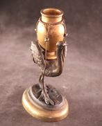 Zeldzame antieke struisvogel - Chandelier - Bronze