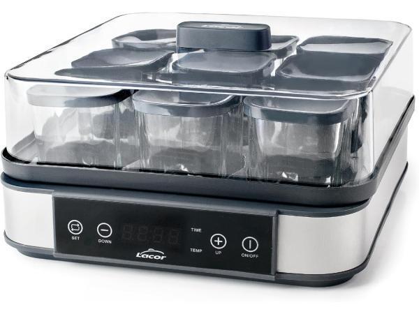 Veiling - Lacor 69439 yoghurtmaker van glas (9 stuks) - 40W, Huis en Inrichting, Keuken | Keukenbenodigdheden