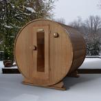 Modi Ayous Thermowood barrelsauna Ø209 x 240 cm, Sport en Fitness, Nieuw, Complete sauna, Fins of Traditioneel