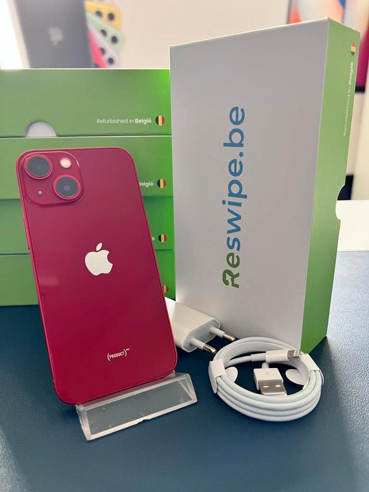 iPhone 13 Mini 128GB 256GB 512GB Rood + 3 Jaar garantie, Telecommunicatie, Mobiele telefoons | Apple iPhone, Zonder abonnement