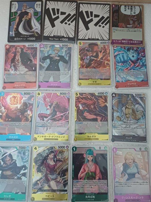 Bandai - 30 Mixed collection - One Piece, Hobby en Vrije tijd, Verzamelkaartspellen | Overige