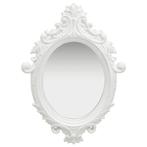 vidaXL Miroir mural style chÃ¢teau 56x76 cm Blanc, Verzenden, Neuf