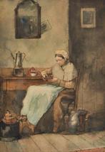 Johan Cornelis van Hulsteijn (1860-1894) - Farmers wife at