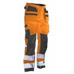 Jobman 2222 pantalon dartisan star hi-vis c154 orange/noir, Bricolage & Construction