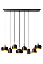 Hanglamp Lucide CHAYANNE -  - 8xE14 - Zwart, Verzenden, Nieuw