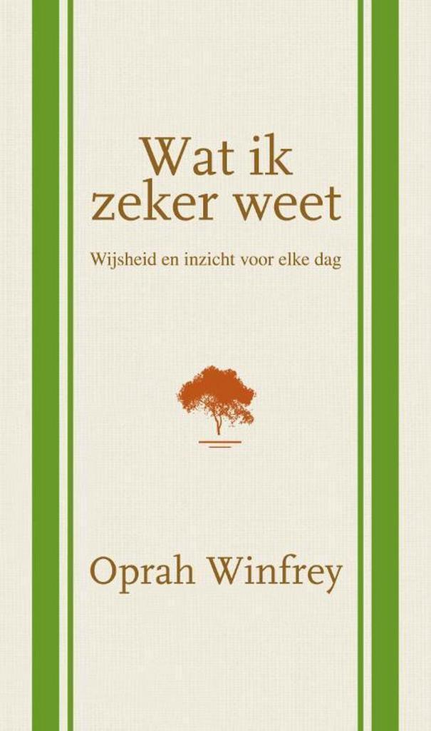 Wat ik zeker weet 9789400505223 Oprah Winfrey, Boeken, Psychologie, Zo goed als nieuw, Verzenden