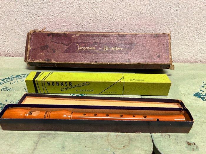 Hohner, Jorgensen - Konzert - - Blokfluit - Duitsland - 1930, Muziek en Instrumenten, Blaasinstrumenten | Blokfluiten