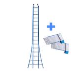 ASC Ladder Premium 2 delig, Doe-het-zelf en Bouw, Ladders en Trappen, Nieuw, Verzenden