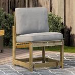 vidaXL Tuinstoel 50,5x55x77 cm geïmpregneerd grenenhout, Tuin en Terras, Verzenden, Nieuw