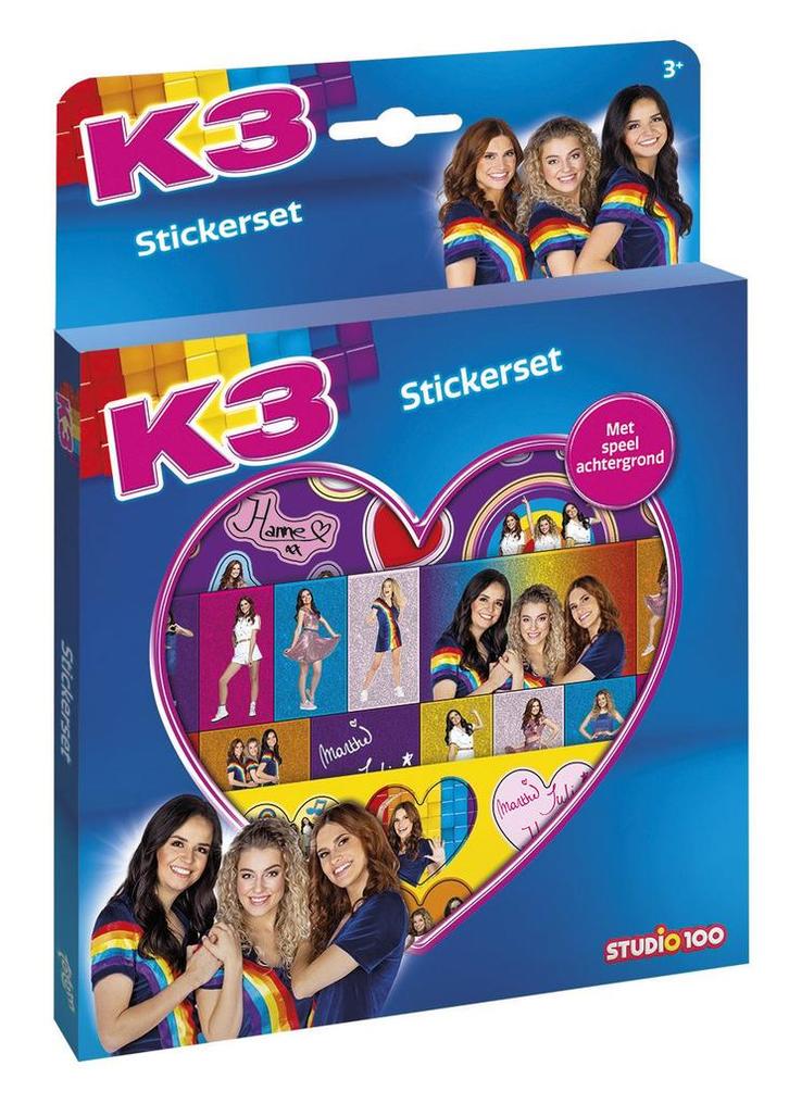 K3 Stickerset, Hobby en Vrije tijd, Feestartikelen, Nieuw, Verzenden