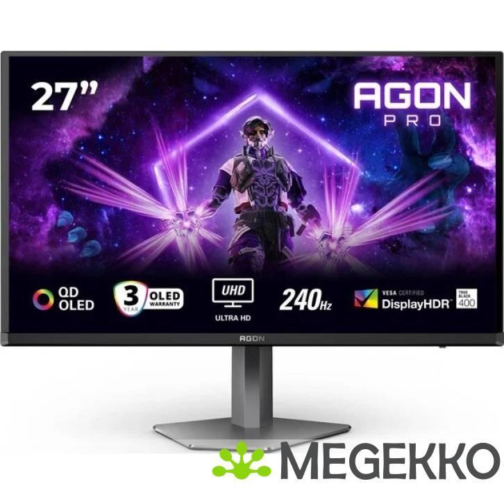 AOC AGON PRO AG276UZD 27  QD-OLED 240Hz 4K Gaming Monitor, Computers en Software, Overige Computers en Software, Nieuw, Verzenden