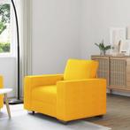 vidaXL Sofastoel Lichtgeel 60 cm Corduroy Stof, Verzenden, Nieuw