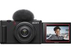 Sony Vlog camera ZV-1F - Compactcamera - Vlogcamera - +, Verzenden, Zo goed als nieuw