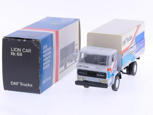Schaal 1:50 Lion Car DAF vrachtauto met kantel-cabine en..., Hobby en Vrije tijd, Modelauto's | 1:50, Zo goed als nieuw, Ophalen of Verzenden