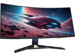 Lenovo - WQHD Gaming monitor - 34 inch - Zwart, Computers en Software, Verzenden, VA, Nieuw, Minder dan 1 ms