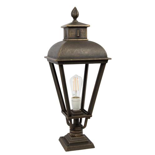 Tuinverlichting klassiek Vondel Sokkellamp Brons, Tuin en Terras, Buitenverlichting, Verzenden