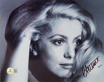 Catherine Deneuve - Autograph, Photo with Beckett COA