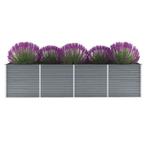 Verhoogde Plantenbak - Grijs Metaal - Top Deal! 40% Korting, 100 cm of meer, Verzenden, Nieuw, Metaal
