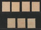 Curaçao 1892/1898 - Selectie Portzegels 2e emissie - NVPH, Gestempeld
