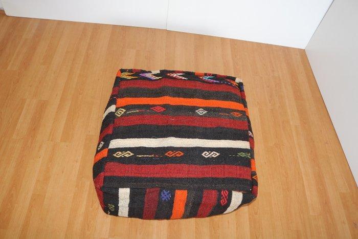 Puff Cases 1 - Kelim - 60 cm - 60 cm, Antiek en Kunst, Kunst | Designobjecten