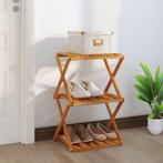 vidaXL Schappenkast inklapbaar 3-laags 43x31x63 cm, Huis en Inrichting, Kasten | Boekenkasten, Verzenden, Nieuw