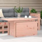 vidaXL Table de jardin 100x50x75 cm bois massif de, Tuin en Terras, Tuinsets en Loungesets, Verzenden