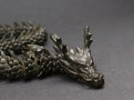 Figuur - Koperen draak miniatuursculptuur - Jizai Okimon -