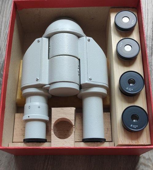 Microscoop accessoires - Binokular-Tubus mit Okularen - na, Collections, Appareils photo & Matériel cinématographique