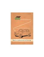 1958 FIAT 600 INSTRUCTIEBOEKJE DUITS