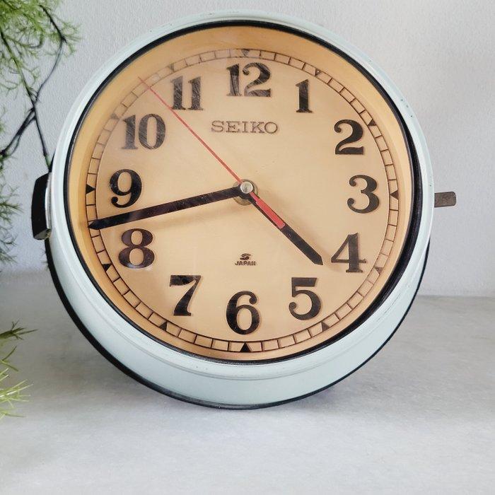 Klok - Seiko Scheepsklok - Staal - 1980 - Seikosha Co. Ltd., Antiek en Kunst, Antiek | Wandborden en Tegels