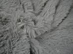 10 meter langharig bont - zilvergrijs - Pluche stoffen, Verzenden, 120 cm of meer, Polyester, Grijs